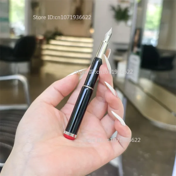 Limited Green Hoohill Pico Exquisite Beautiful Mini Cute Short Metal Fountain Pen EF/F/M Nib Writing  Business Stationery Gift - Image 20