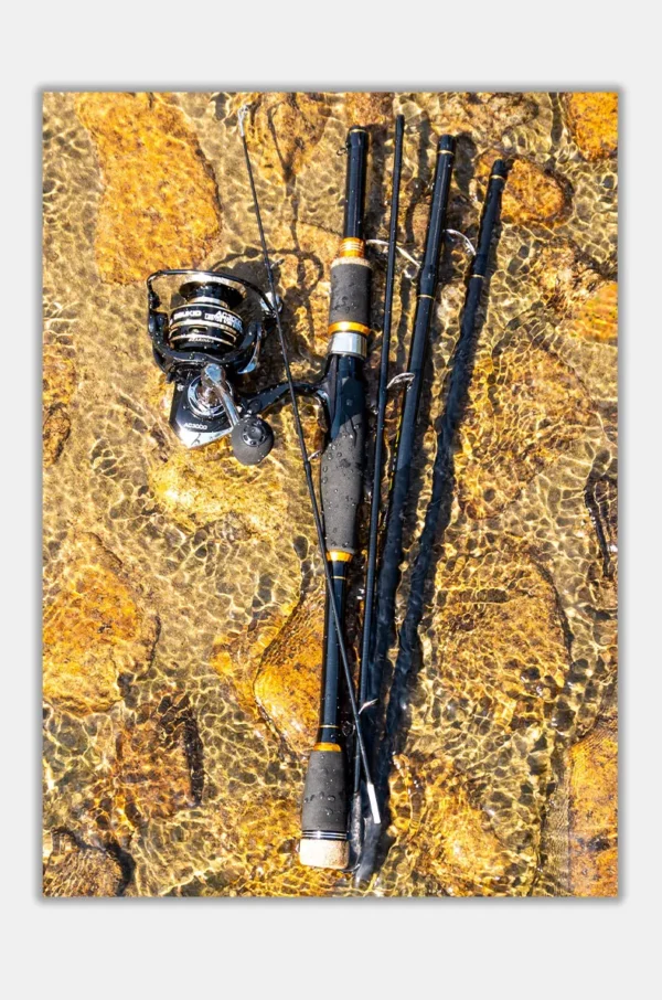 Fishing Rod Reel Combo 1.8 2.1m Carbon Fiber Spinning Rod and 5.2:1 Gear Ratio Spinning Reel Max Drag 8kg for Fresh Saltwater - Image 20