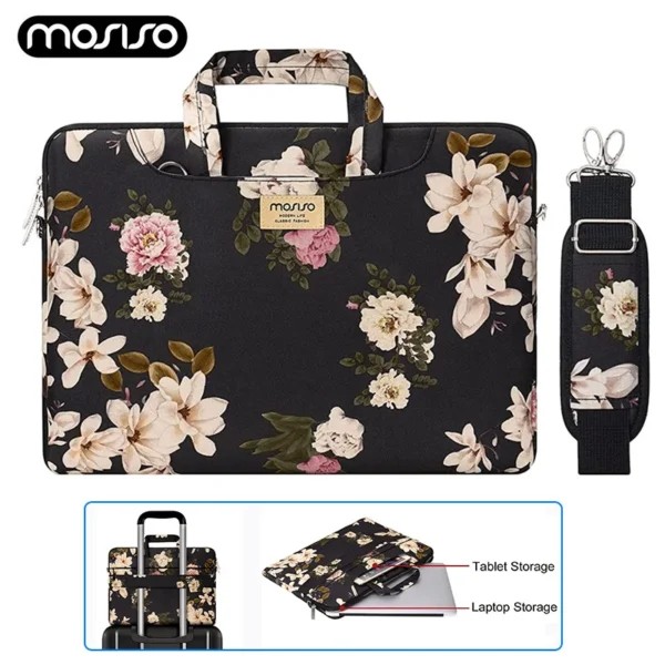 Laptop Bag for 2023 2022 MacBook Air Pro 13 13.3 14 15 16 17.3 Inch M1 M2 Lenovo Asus Acer Men Women Messenger Briefcase Sleeve - Image 9
