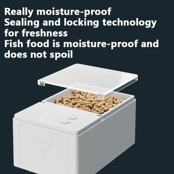100/150/500ML Button WIFI Version automatic fish feeder, fish tank accessories intelligent turtle feeder Timed and quantitative - Image 32