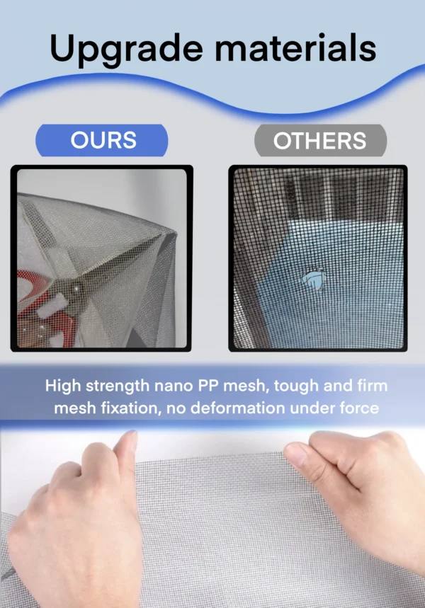 Protect family members with mosquito screens, invisible window screens, and home screens. Easy to install, self-adhesive - Image 10