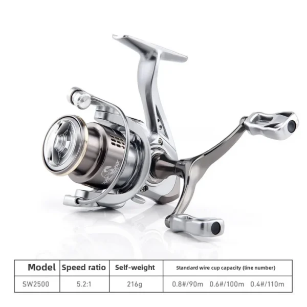 Small golf road spinning Stella double rocker fishing reel long-distance casting micro-fish reel SW - Image 6