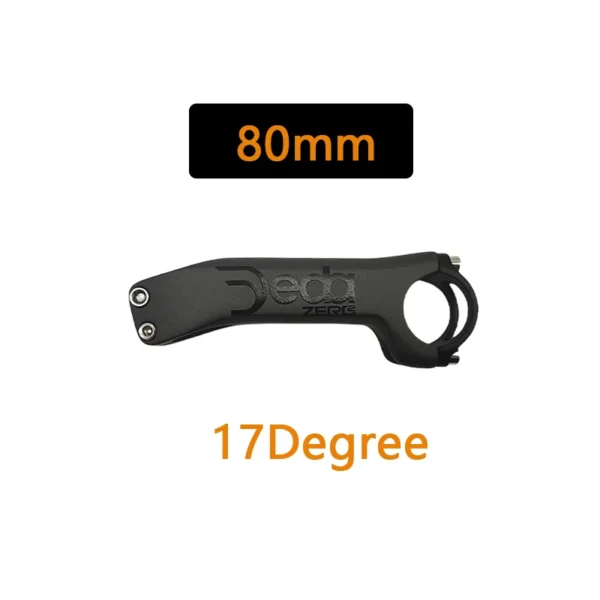 Full Carbon Riser Handlebar, Aluminum Cap, Road Mountain Bike Stems, Angle -6 Degree,-17 Degree, Matte, 31.8x70-130mm - Image 14