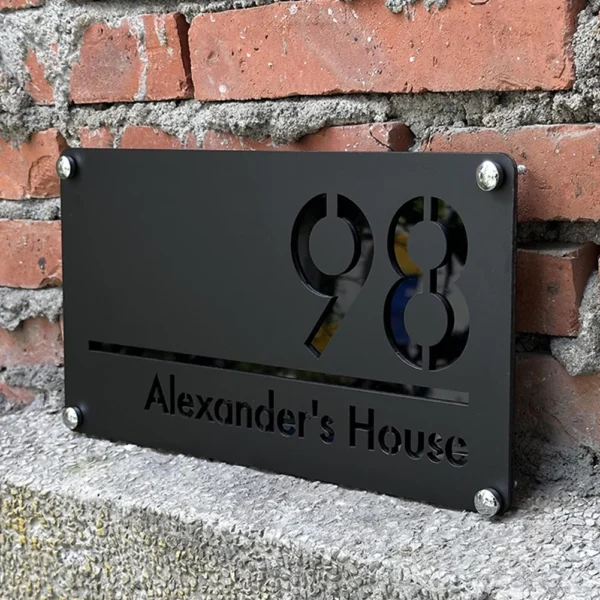 Personalized Street House Number Outdoor With Nails Custom House Number Plate 3D Laser Cut Acrylic Address Plaque Door Sign Hot - Image 25