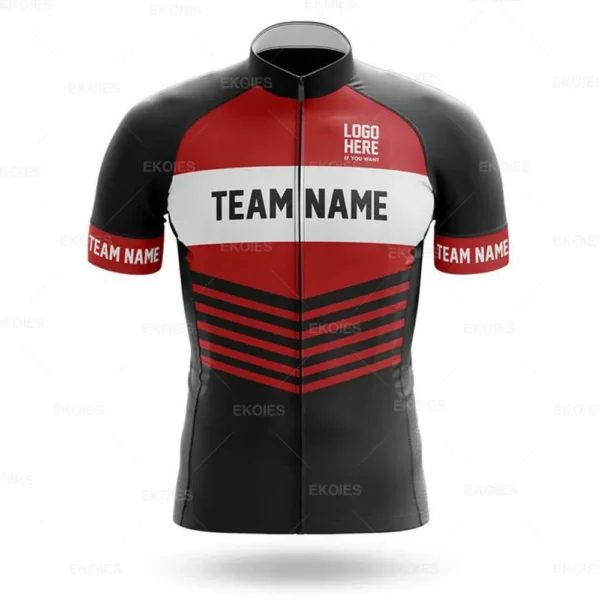 2022 Customize Summer Unisex Cycling Jersey Set Breathable Mountain Bike Rally Team Uniform Racing Bike Jersey Cycling Clothing - Image 6