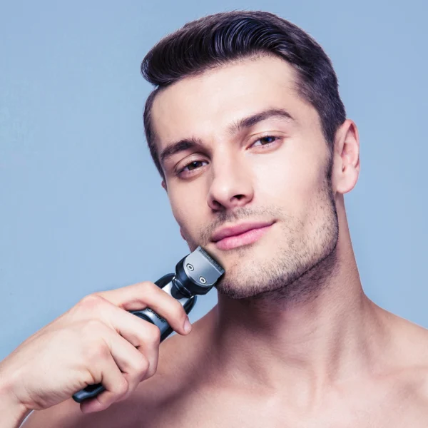 HATTEKER 3in1 Wet Dry Powerful Electric Razor Men Body Beard Hair Trimmer Rechargeable Electric Shaver Face Shaving Machine Kit - Image 15