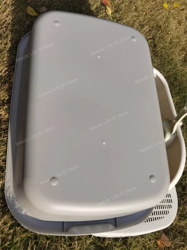 Extra Large Cat Litter Box Pet Bedpans Semi Closed Kitty Litter Pan Potty Toilet for Rabbit Medium Large Cats Small Animals - Image 25