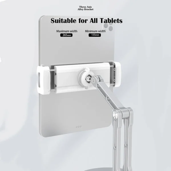Portable Tablet Stand Aluminum Alloy Bracket Monitor Holder VESA Mount Metal Stand Foldable Adjustable Desktop Magnetic Bracket - Image 3