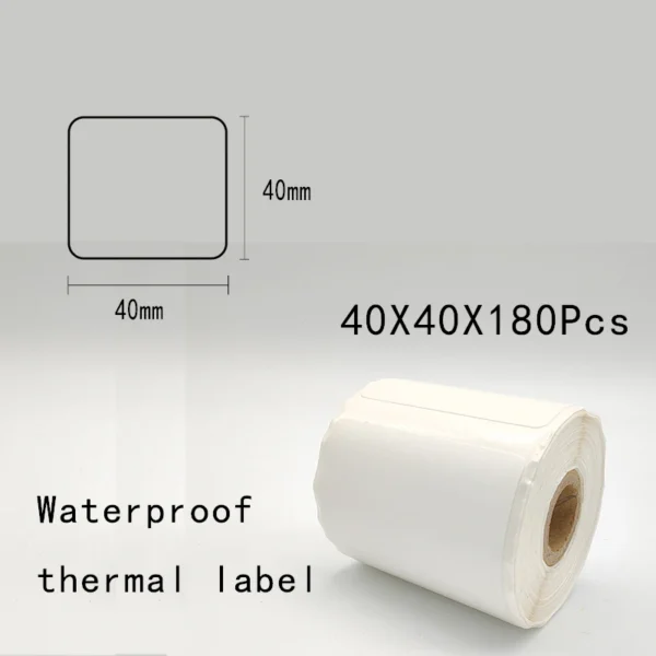 5PK Thermal Adhesive Label Papers for P1 Label Papers DP23 DP30 DP80 Label Maker  Waterproof  Tear Resistant Sticker - Image 11