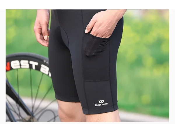 WEST BIKING Men Cycling Shorts with Back Pocket Gel Padded Bike Shorts for Men Mountain Road Biking Riding Half Pants Tights - Image 21