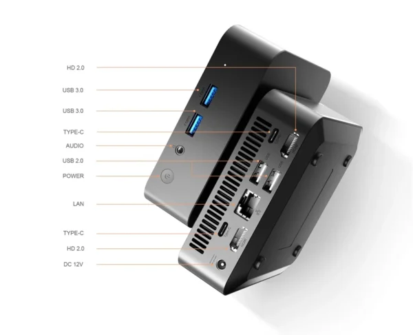 2025 Intel Core i9 8950HK N5095A Mini PC Computer Windows 11 16GB 1TB 2TB 4K Gaming Computer WiFi6 USB Portable Mini Desktop PC - Image 19