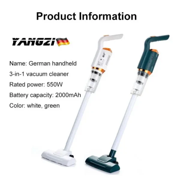 Household Handheld Mopping Suction Sweeping Cleaning Wireless Vacuum Cleaner Rechargeable Wet & Dry Cordless Vacuum For Home - Image 19