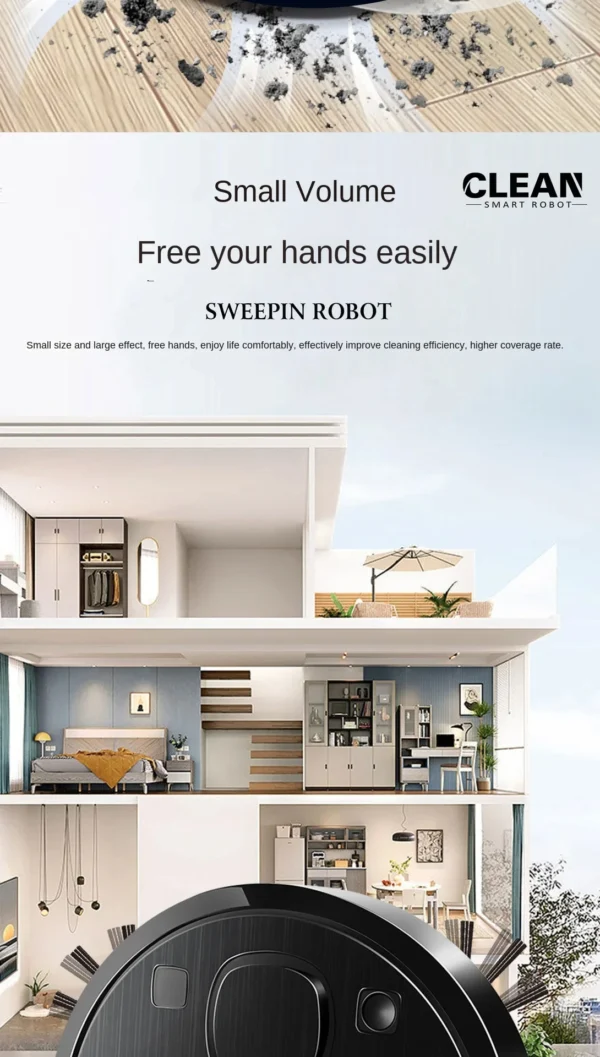 Xiaomi Smart Sweeping Floor Robot Ultra-quiet Remote Control Vacuum Cleaner Carpet Wireless Mopping Machine For Home Office Use - Image 15