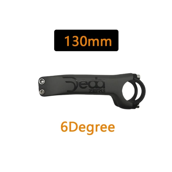 Full Carbon Riser Handlebar, Aluminum Cap, Road Mountain Bike Stems, Angle -6 Degree,-17 Degree, Matte, 31.8x70-130mm - Image 20