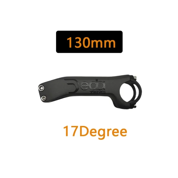 Full Carbon Riser Handlebar, Aluminum Cap, Road Mountain Bike Stems, Angle -6 Degree,-17 Degree, Matte, 31.8x70-130mm - Image 21