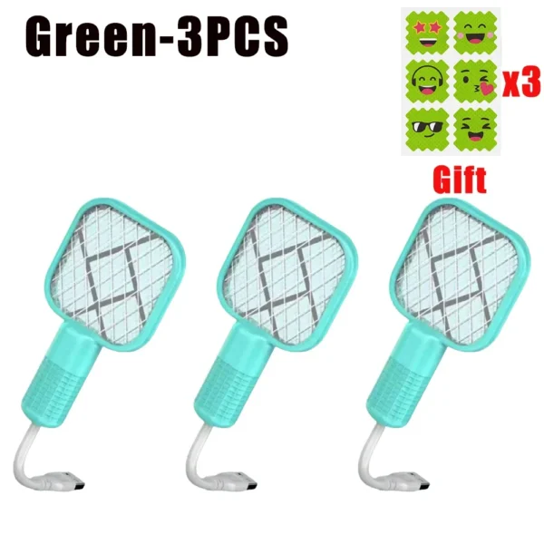 Portable Electric Mosquito Swatter USB Mini Fly Bug Zapper UV Light Mosquito Killer Outdoor Picnic Camping Hotel Pest Repellent - Image 11