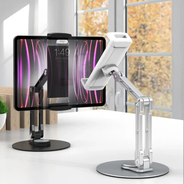 Portable Tablet Stand Aluminum Alloy Bracket Monitor Holder VESA Mount Metal Stand Foldable Adjustable Desktop Magnetic Bracket - Image 2