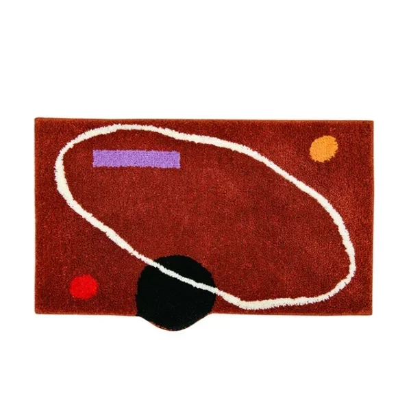 Shaggy Rug Bathmat Bathroom Rug Carpet Function Entrance Floor Anti Slip Pad Aesthetic Home Room Decor Area Rug for Living Room - Image 8