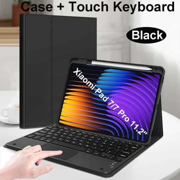 Case for Xiaomi Pad 7 11.2 inch, Bluetooth keyboard case for Xiaomi Pad 7 Pro 11.2 inch - Image 12
