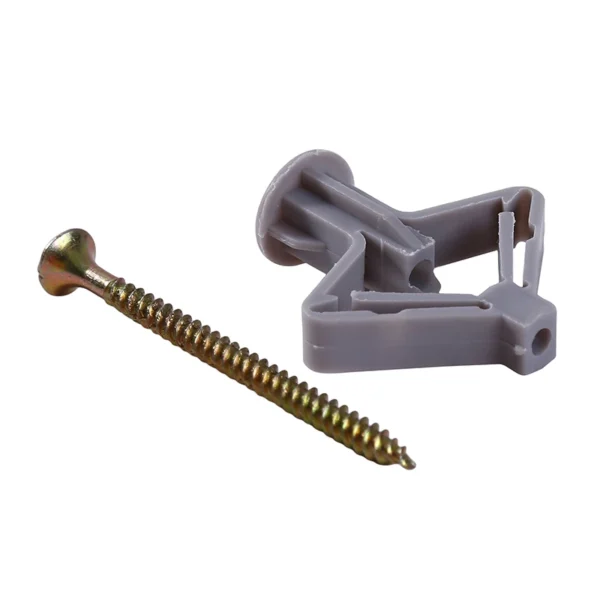 50/100pcs Plastic Toggle Anchor With Screw M4 Curtain Drywall Wall Cable Plug Aircraft Expansion Pipe Anchor Bolt Accessories - Image 19