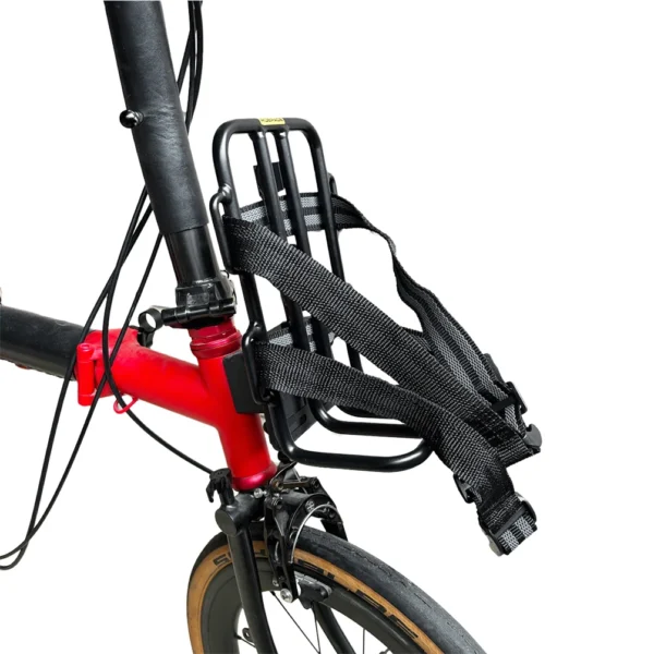 TWTOPSE Bicycle Bag Holder For Brompton 3SIXTY PIKES Folding Bike Aluminum AlloyBag Rack Holder Frame Parts Accessory - Image 10