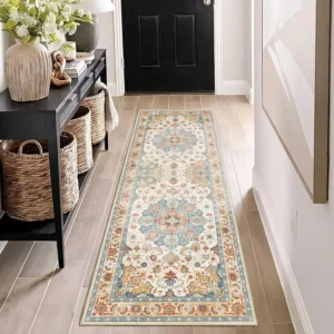 VIKAMA Runner Rugs Bohemian Kitchen Long Carpet Soft And Anti-Slip Living Room And Bedroom Entrance Floor Mat Home Decoration