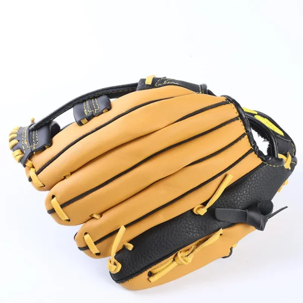 Professional Baseball Gloves 11.5/12.5inch Youths Adults Genuine Leather Baseball Mitt Gear Softball Training Catcher Gloves - Image 5