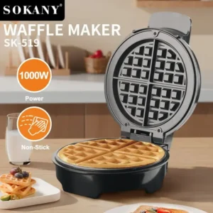 Multi-function Electric Waffle Maker, Physical Anti-stick Design, Anti-scald Handle, Suitable for Breakfast, Dessert, Snacks