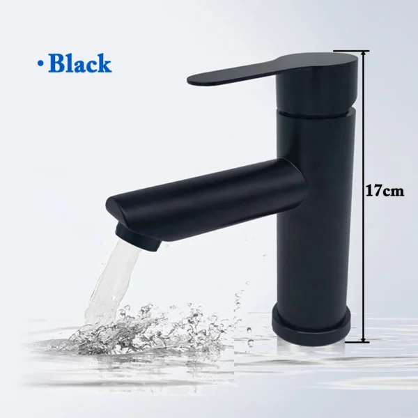 Bathroom Faucets Hot and Cold Mixer Faucets Vanity Bathroom Kitchen Deck Mounted Bathroom Sink Faucets（hose not include） - Image 8