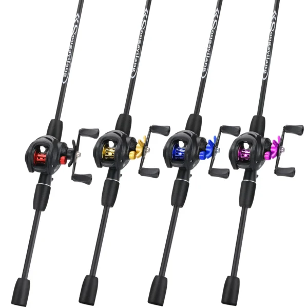 Sougayilang Fishing Rod Reel Combo Lightweight and High Carbon Casting Rod 7.2:1 Gear Ratio Baitcasting Reel With Line as A Gift - Image 11