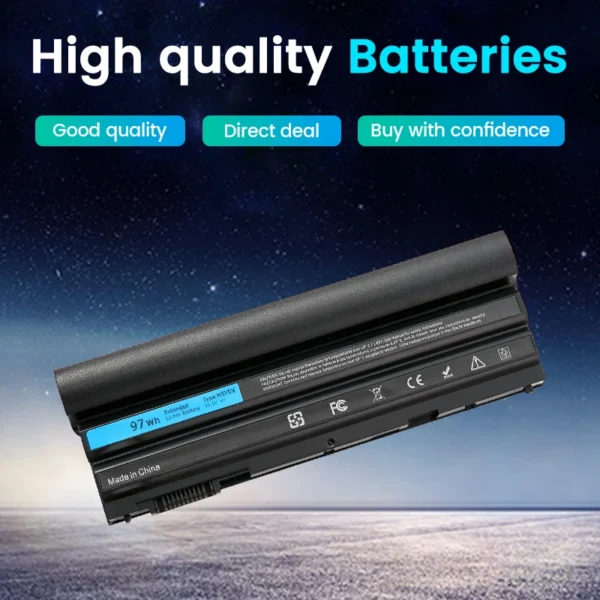 SOMI 97Wh M5Y0X Battery for Dell Latitude E5420 E5430 E5520 E5530 E6420 E6430 E6520 P9TJ0 R48V3 04NW9 UJ499 YKF0M X57F1 KJ321 - Image 2