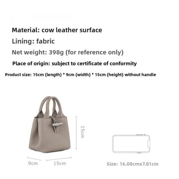 New Large Capacity Handbag, Single Shoulder Crossbody Bag, Quality Handheld Women's Bag - Image 9
