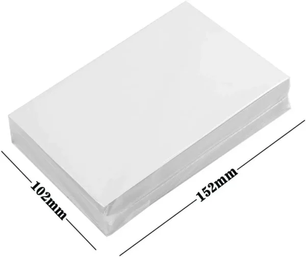 4"x 6" 4R High Glossy photographic Paper Waterproof Professional Photo Paper Works with All Inkjet Printers 230g - Image 3