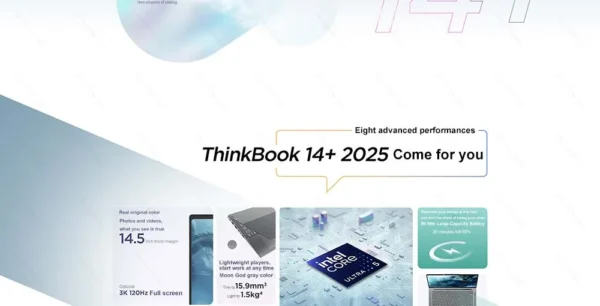 Lenovo 2025 NEW ThinkBook 14+ U5-225H/U7-255H/U9-285H 32G+1T 14.5-Inch 3K 120Hz Screen - Image 12