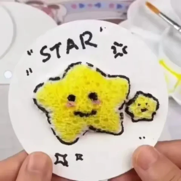 3D Magic Puffy Foam Texture Painting Paper for Kids DIY Drawing Art Educational Craft Sponge Canvas Board Handicraft Toy - Image 22