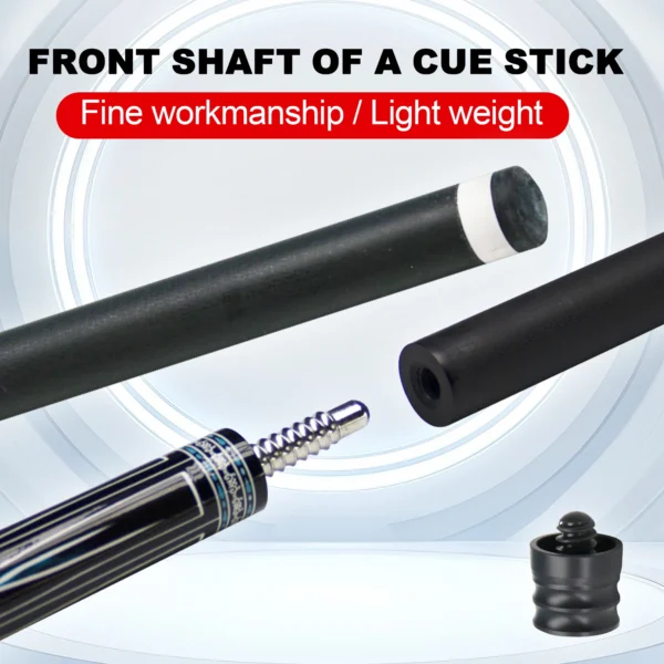 Carbon Fiber Pool Cue Shaft Billiard Stick 13mm 74.5cm Professional Snooker Cue 3 Cushion Billiards Multi-Joint Taco de Billar - Image 5