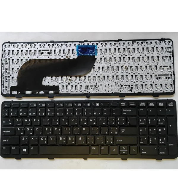 AR/RU/US English NEW Keyboard For HP ProBook 650 G1 655 G1 US With Frame Laptop Keyboard Black 738697-001 - Image 7