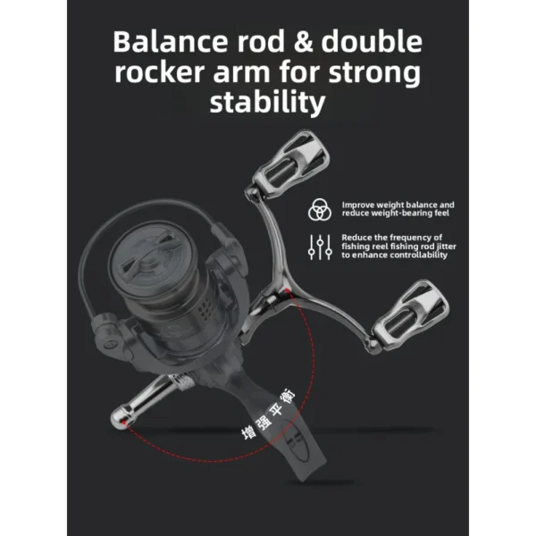 Small golf road spinning Stella double rocker fishing reel long-distance casting micro-fish reel SW - Image 3