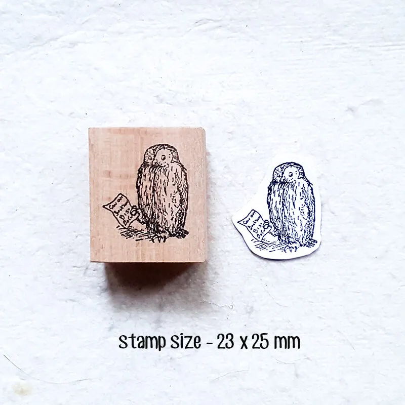 Stamp Pooh Bear Scrapbooking Journaling Diary Decoration Kawaii Bear Wooden Stamps - Image 8