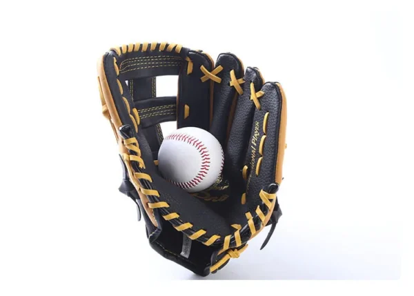 Professional Baseball Gloves 11.5/12.5inch Youths Adults Genuine Leather Baseball Mitt Gear Softball Training Catcher Gloves - Image 7