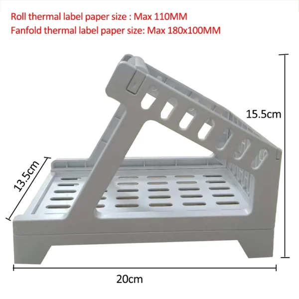 100/500 Sheets Thermal Shipping Labels 4x6 Fanfold Thermal Label Printer Paper 100x150mm Adhesive Stickers For Shipping Package - Image 15