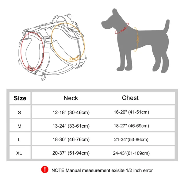 Adjustable Dog Harness Vest Mesh Nylon Pet Vest No Pull Reflective Harness for Small Medium Large Dogs With Handle Pitbull Pug - Image 6
