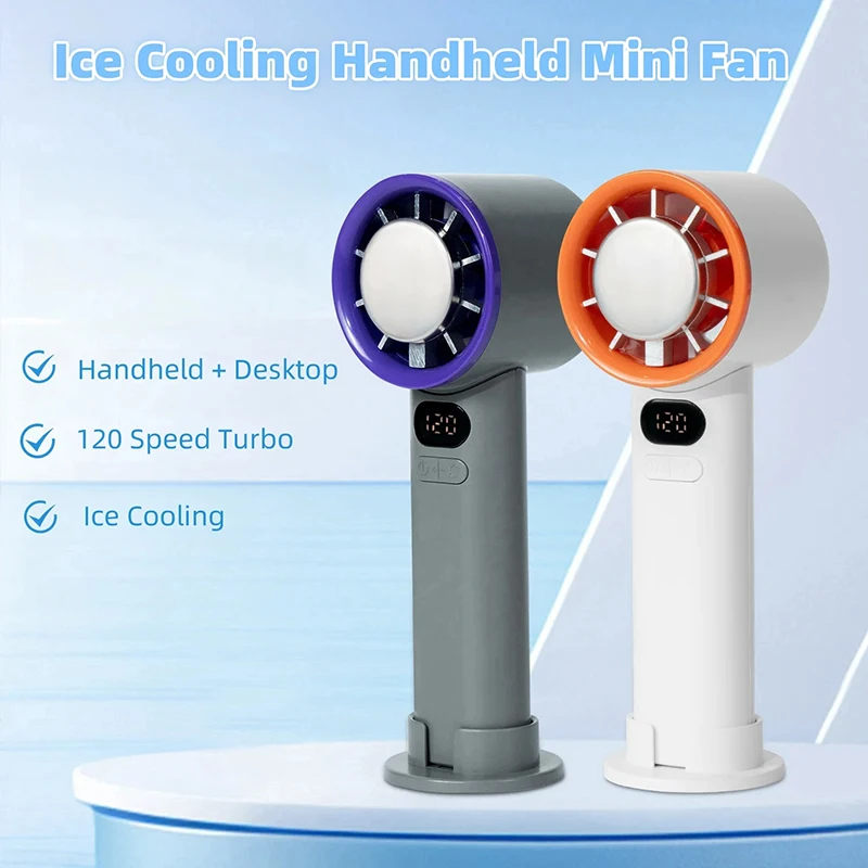 Xiaomi Mini Handheld Fan 120 Speed Portable Desktop Fans Instant Cooling With Ice Mode Rechargeable Stylish Fan for Women New - Image 13