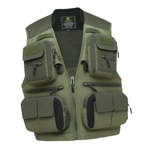 Sleeveless Jacket Waistcoat Breathable Summer Work Fishing Vest for Hiking - Image 8