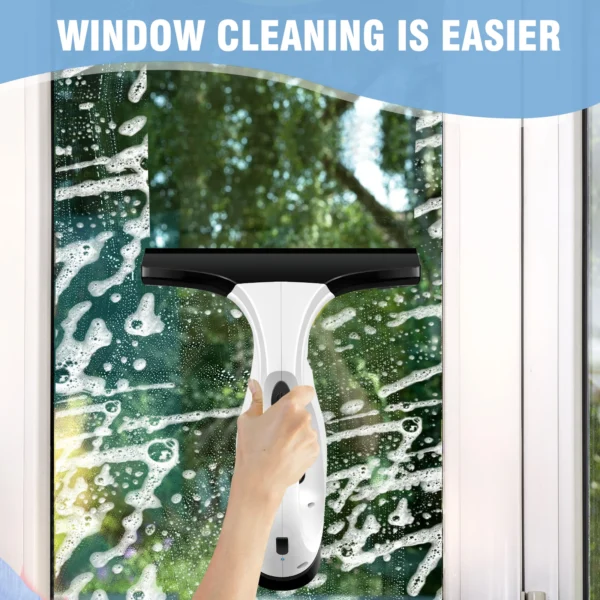 Powerful Cordless Window Vac Cleaner Handheld Cordless Window Vac Cleaner Car Window Cordless Vac Cleaner Wet and Dry Use - Image 3