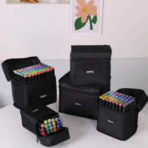 48/60/80 Colors Alcohol Drawing Markers Dual Tip Permanent Art Sketch Markers for Illustration School Supplied