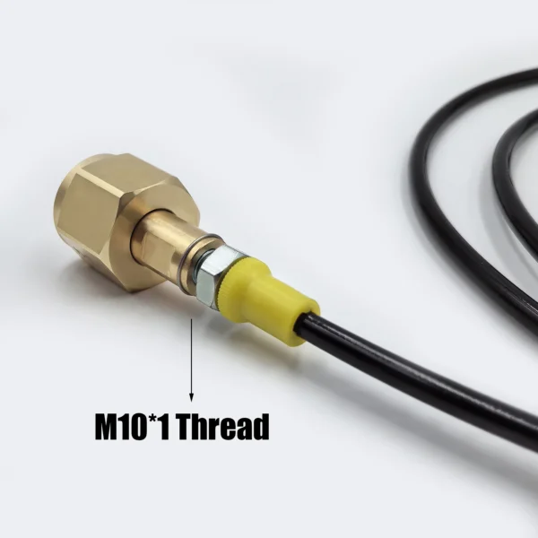 Soda Water Maker Accessories Spring Cover Hose W21.8-14 G3/4 CGA320 with Quick Disconnect Connector CO2 Tank Cylinder Adapter - Image 4