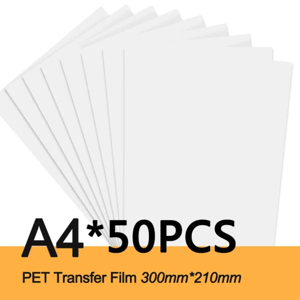 A3 A4 50/100DTF film cold hot warm peel  for Direct to Film Printer Heat Transfer Paper For Epson L1800 DX5 Printhead DTF printe - Image 8