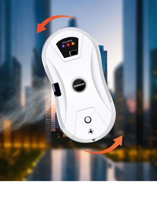 DIVEDEER Intelligent water spray window cleaner with automatic water spray function anti-fall magnetic glass home smart cleaner - Image 17