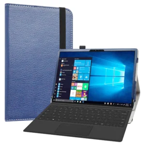 Case For 13" Dell Latitude 7320 Detachable Tablet Folding  Cover with Elastic Closure